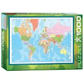 Eurographics Moderne Wereldkaart Puzzel (1000 Stukjes)