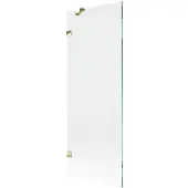 Mexen Lunar badwand 1-vleugelig 70 x 150 , transparant, goud - 897-070-000-50-00