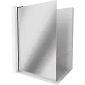 Mexen Kioto L douchewand Walk-in 120 x 200 , spiegel, zwart - 800-120-103-70-50