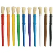 Colorations 10PCB Plastic Chubby Verfkwasten (Verpakking van 10)