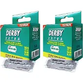 Derby 200 Extra scheermesjes met dubbele rand