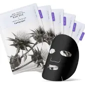 RAWQUEST - Milk Thistle Brightening Spa Black Mask (5ea) I Koreaanse bladmaskers voor gezicht Hydraterend Hydraterend Kalmerend Verstevigend Volle