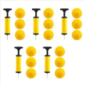 Semoic Roundnet wedstrijdballen, vervangbare wedstrijdballen, mini-volleybal, 15 stuks