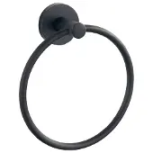 Mexen Remo handdoekhouder, zwart - 7050732-70