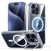 ESR voor iPhone 15 Pro Max-hoesje, compatibel met MagSafe, beschermhoesje van militaire kwaliteit, ingebouwde opbergstandaard voor telefoonhoesje,