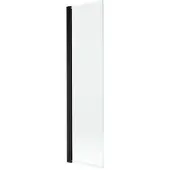 Mexen Mist badwand 1-delig 50 x 150 , transparant, zwart - 8A9-050-001-70-00