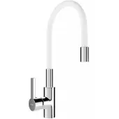 Mexen Flex keukenmengkraan, chroom/wit - 670900-02