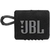 JBL - GO3 draagbare, waterdichte draadloze luidspreker - Zwart (vernieuwd)