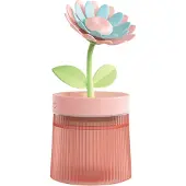 Exogio Bevochtiger Draagbare USB Aromatherapie Machine Mist Maker Bloemen Luchtbevochtiger Roze