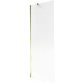 Mexen Next badwand scherm 1-deurs 70 x 150 , streepjes, goud - 895-070-000-00-09-50