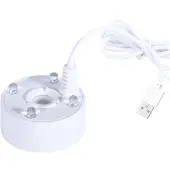 Semoic Mist Maker, USB-poort 4-kleurige LED-lampjes Mini Mist
