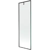 Mexen Next badwand 1-delig 60 x 150 , zwart frame, kanonmetaal - 895-060-000-00-70-95
