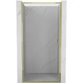 Mexen Exo schuifdouchedeur 115 , transparant, goud - 8151-115-000-50-00