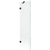 Mexen Lunar douchescherm 1-delig 50 x 150 , transparant, zwart - 897-050-000-70-00