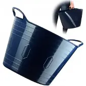 Kadax Flexibele mand universele wasbak 42L marineblauw