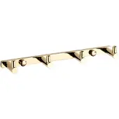 Mexen viervoudige handdoekhaak, goud - 709164-50