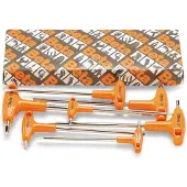 Beta Set haakse stiftsleutels met kracht handgreep, verchroomd 96T/S11 - 000960951