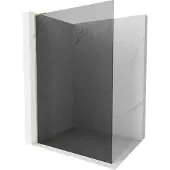 Mexen Kioto L douchewand Walk-in 70 x 200 , grafiet, goud - 800-070-103-50-40