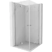Mexen Mist-F Duo vouwbare douchecabine 120 x 120 , transparant, chroom - 8A6-120L-120P-01-00