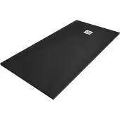 Mexen Stone+ rechthoekige composiet douchebak 200 x 100 , zwart - 44701020