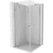 Mexen Mist-H Duo draaideur douchecabine 85 x 85 , transparant, chroom - 8A5-085L-085P-01-00