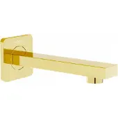 Mexen Cube wandkraan voor bad, goudkleurig - 79370-50