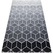 Rugsx Tapijt HEOS 78590 crème / zilver / anthracytkleuring CUBE 160x220 cm
