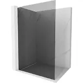 Mexen Kioto L douchewand Walk-in 110 x 200 , grafiet, wit - 800-110-103-20-40