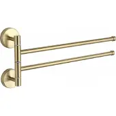 Mexen dubbele draaibare handdoekhouder, goud - 7039242-50