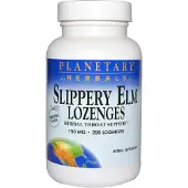 Planetary Herbals - Slippery Elm Pastilles met Mandarijnsmaak 150 mg, 200 stuks