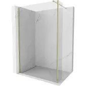 Mexen Kioto douchewand Walk-in 105 x 30 , transparant, gouden - 800-105-212-50-00-030