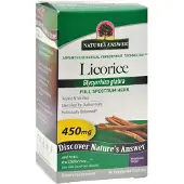 Natures Answer - Zoethoutwortel, 450 mg - 90 vegetarische capsules