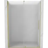 Mexen Velar schuifdeuren douche 150 , gesatineerd, goud geborsteld - 871-150-000-31-55