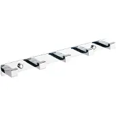 Mexen handdoekhaak met vijf houders, chroom - 709265-00