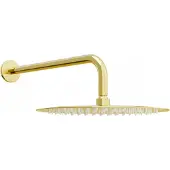 Mexen Slim regendouche 25 met douchestang, goud - 79225211-50
