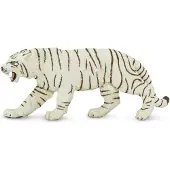 Safari Ltd. Witte Bengaalse tijgerfiguur - Gedetailleerd 15 cm plastic model - Leuk educatief speelgoed voor jongens, meisjes en kinderen vanaf 3 jaar