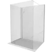 Mexen Kioto douchewand Walk-in 140 x 80 , transparant, wit - 800-140-212-20-00-080