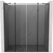 Mexen Velar Duo schuifdouchedeuren 200 , grafiet, gun metal - 871-200-000-42-95