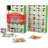 Sonstige Verlage Leuke kerst Adventskalender Puzzelset