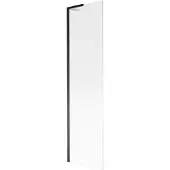 Mexen Next L badwand 1-vleugelig 50 x 150 , strepen, zwart - 895-050-000-03-09-70