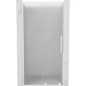 Mexen Velar L schuifdouchedeur 100 , matglas, wit - 871-100-003-31-20