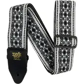 Ernie Ball Jacquard Gitaarband, Beatnik Zwart (P05319), 41" - 72"
