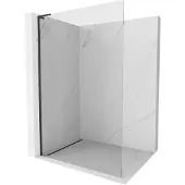 Mexen Kioto L douchewand Walk-in 100 x 200 , transparant, zwart - 800-100-103-70-00