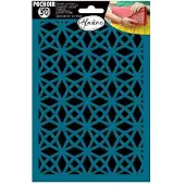 Aladine 3D Sjabloon A5 Geometrisch - Zelfklevend knutselmateriaal.