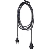 Star Trading Fitting E27 met Ute kabel, 2,5 m, zwart