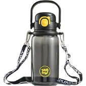 Semoic 1000ML grote waterfles met rietje