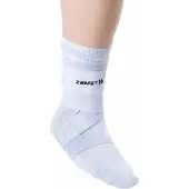 Zamst A1 witte enkelbrace voor sport - ademende sportenkelsteun voor mannen en vrouwen met verstelbare driewegriemen voor matige laterale enkelve