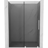 Mexen Velar schuifdeur douche 160 , grafiet, wit - 871-160-000-41-20