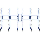 Monster Racking Combi sproeidroogrek trolley x 3 &amp; verbindingsset Mobiele droogopslag