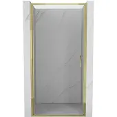 Mexen Exo draaideur douchedeur 90 , transparant, goud - 817-090-000-50-00